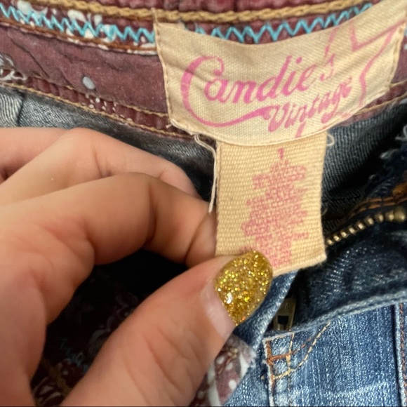 Candies Vintage denim MIDI skirt 1 - Picture 11 of 14